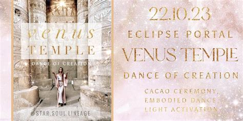 ECLIPSE PORTAL ~ VENUS TEMPLE ~ DANCE OF CREATION, Tintenbar Hall, 22 ...