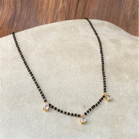 Buy Gold Diamond Mangalsutra, Gold Plated Mangalsutra, Cz Drop ...