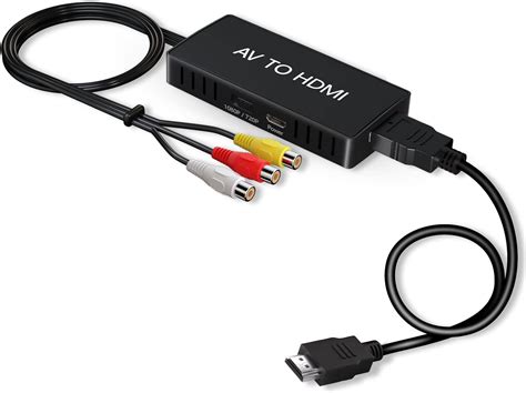 VIXLW RCA to HDMI Adapter, AV to HDMI Converter, 1080P Mini Composite ...