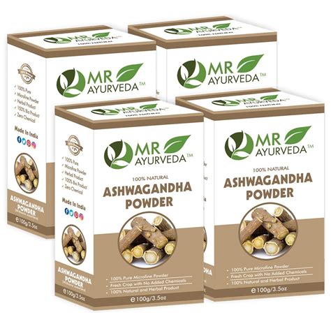 MR Ayurveda 100% Organic Ashwagandha Powder | Ashwagandha Powder for ...