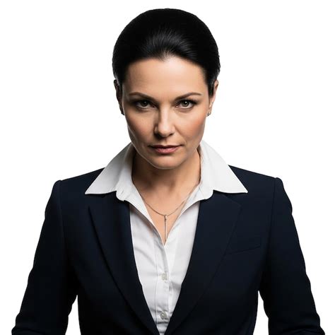 Professional business women portrait collection isolated on white ...