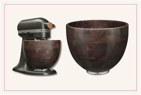 KitchenAid's New Stand Mixer Features a Wooden Bowl