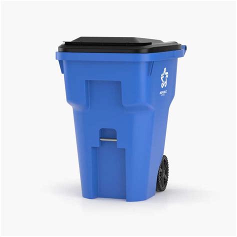 modelo 3d 95 Gallon Trash Container - TurboSquid 1927166