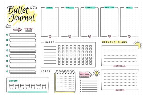 Free Bullet Journal Template Printable: Get Started! - Printables for ...