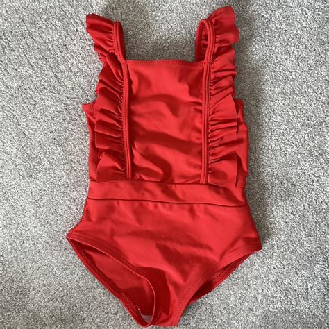 Baby girl red swimsuit - size 12-18 months ️ - Depop
