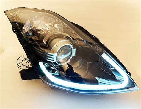 LED DEPO Pair Bi-Xenon Black Projector Headlights DOT/SAE For 2003-2009 Nissan 350z - Walmart.com