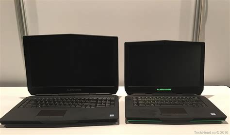 Alienware Laptop 15” R2 & 17” R3 Size Comparison