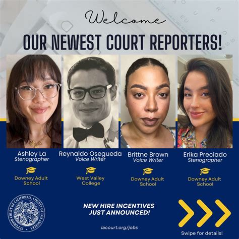 #lacourt #courtreporter #careeropportunities | Superior Court of Los ...