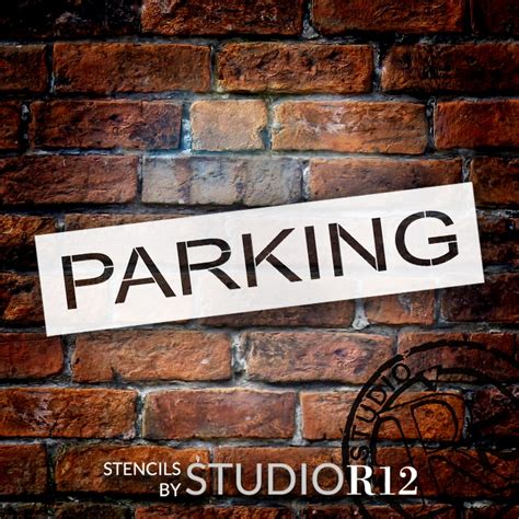Parking Word Stencil 24 X 6 STCL858_5 - Etsy