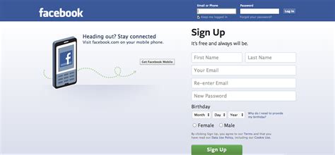 Creating a Facebook Account 的图像结果