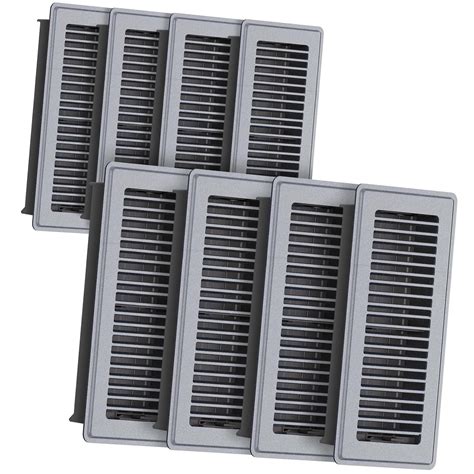 Fuliko Floor Register 4x12-8 Pack Floor Vents, Vent Covers for Floor ...