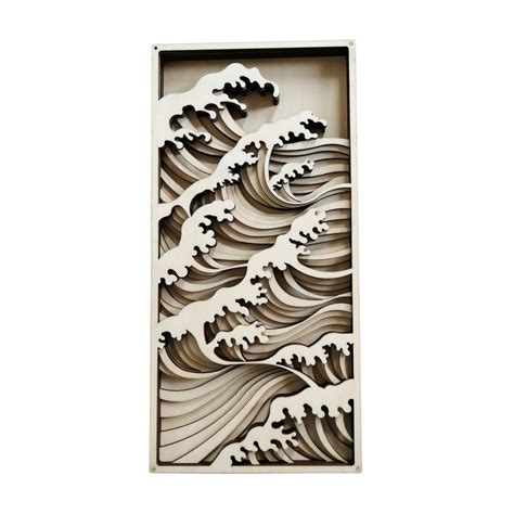 Buy Digital Files-wave-cricut SVG-CNC Laser Cut Multilayer 3D Mandala ...