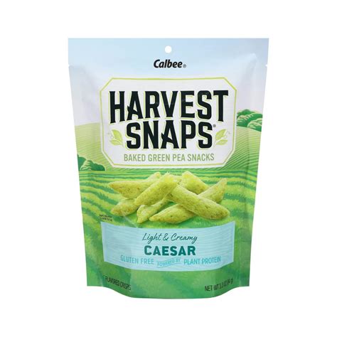 Calbee Harvest Snaps Green Pea Snack Crisps Caesar 3.3oz - Orgánica ...