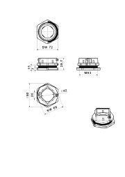 Split cable gland (Cable entries system) | CABTITE CGS M63 BK | 2584120000