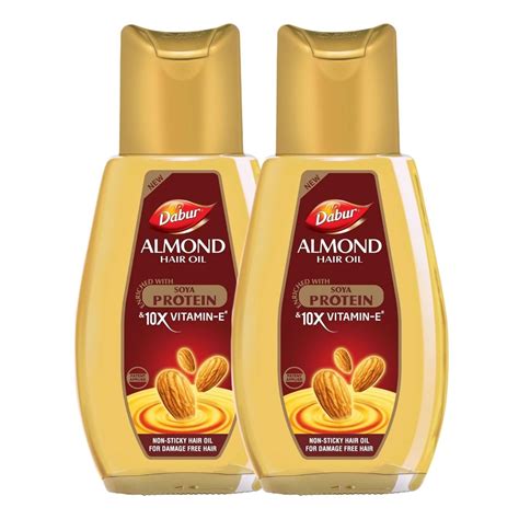Buy Dabur Almond Hair Oil - 580ml(290ml*2) | Provides Damage Protection ...