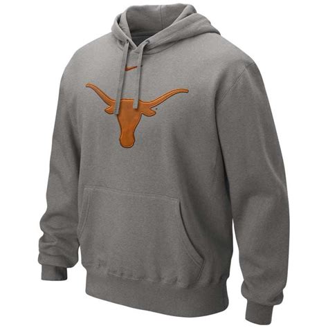 Nike Mens Texas Longhorns Hoodie Sweatshirt in Gray for Men | Lyst