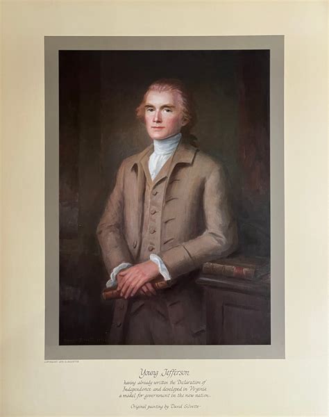 "Young Jefferson" Art Print by David Silvette – leclairsgeneralstore
