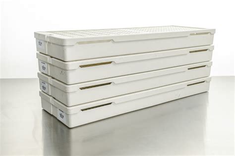 Qty x 4 ASP 13831 Aptimax Sterilization Tray Case 24" x 8" x 2 ...