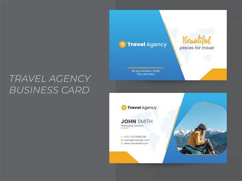 Travel Agent Business Cards 的图像结果
