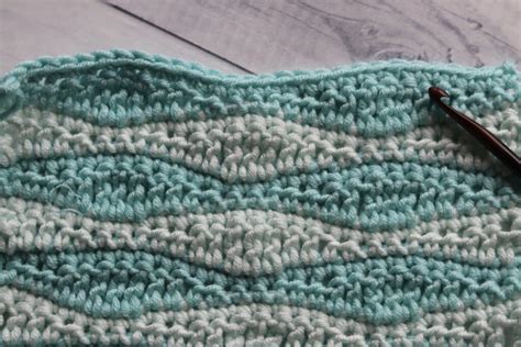 Image result for Crochet Wave Stitch Pattern