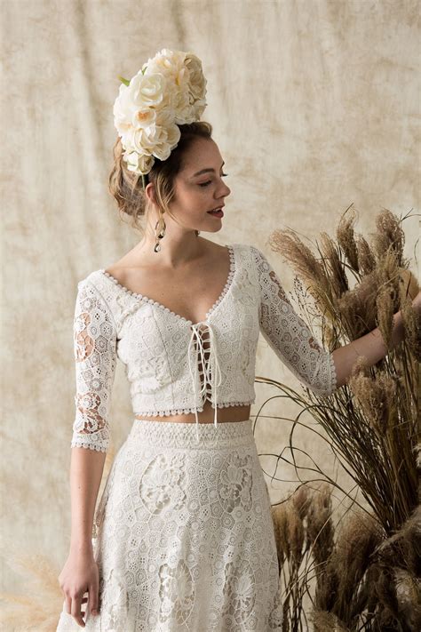 Find Your Two Piece Boho Wedding Dress | Dreamers & Lovers