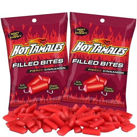 Amazon.com : Needzo Hot Tamale Candy Bites, Sweet and Spicy Cinnamon ...