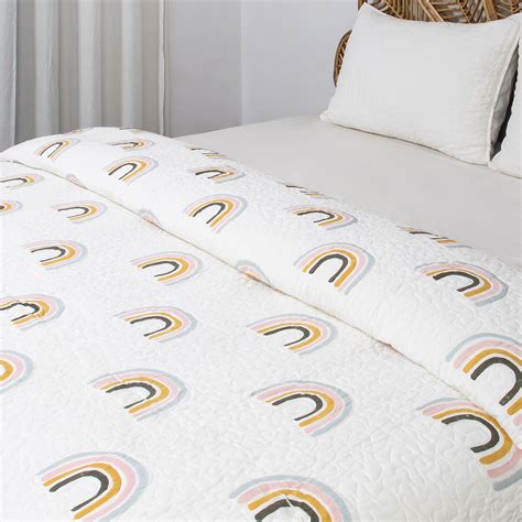 Rainbow Cotton Jaipuri Machine Quilts and Comforters Online – Dmaasa