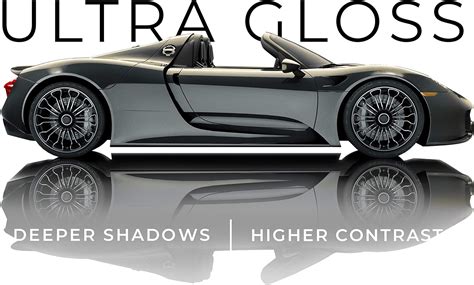 Buy VViViD+ Ultra Gloss Candy Charcoal Grey Vinyl Car Wrap Premium ...