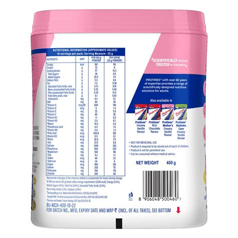 Protinex Mother's Chocolate Flavour Nutritional Drink Powder, 400 gm ...