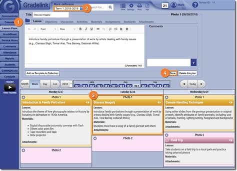 Image result for Example of Lesson Plans On Gradelink