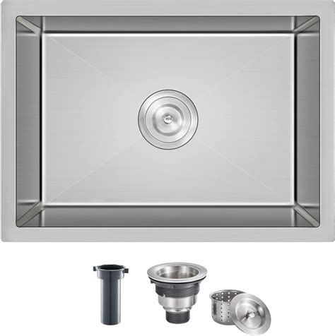 ROVATE 20 x 16 x 9 inch Kitchen Sink Undermount Single Bowl, Bar or ...
