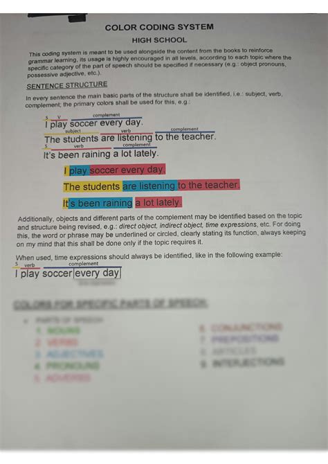 Image result for Public School Color Coding System