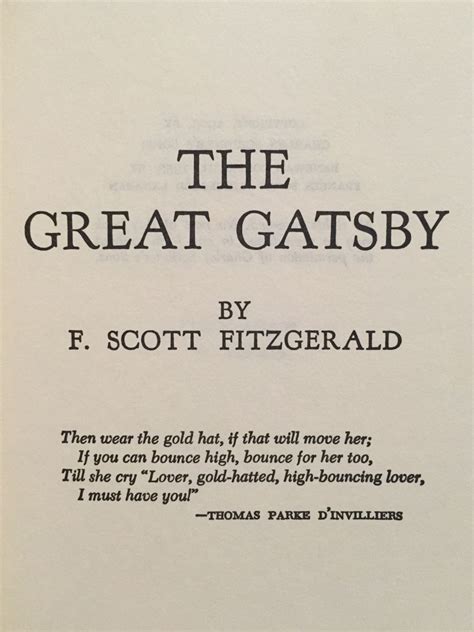 Great Gatsby Quote For What It S Worth at Gilberto Morales blog