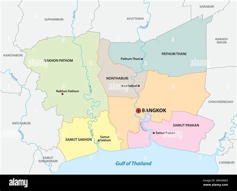 Bangkok map hi-res stock photography and images - Alamy