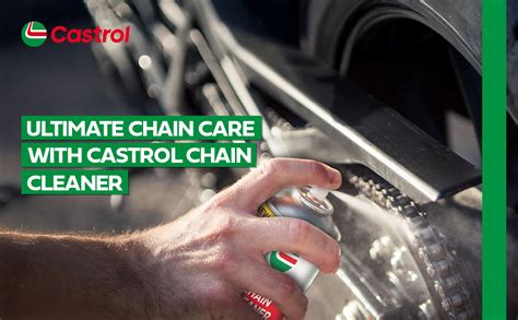 Castrol Chain Cleaner for Bikes (105ML) | Instantly Breaks Down Oil ...