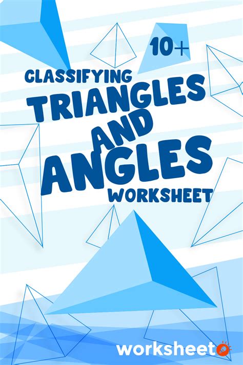 Image result for Classifying Triangles Worksheet