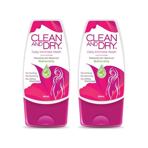 CLEAN & DRY| Daily intimate wash| Hygiene for Women, Vaginal Wash ...