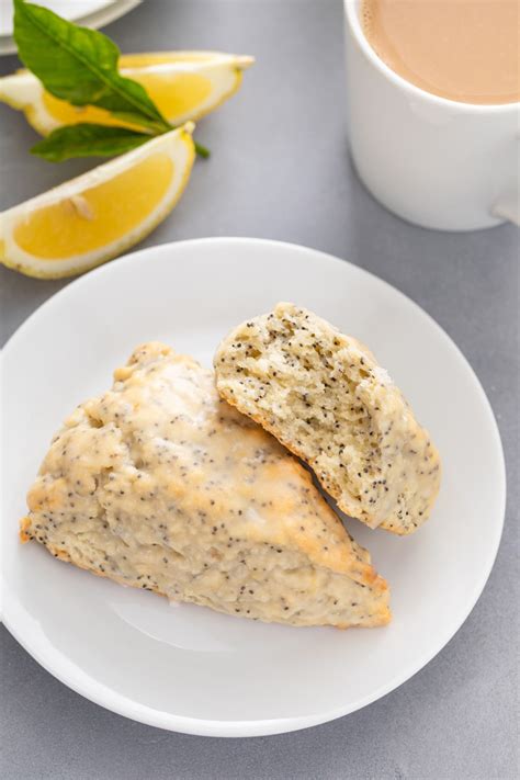 Lemon Poppy Seed Scones - My Baking Addiction
