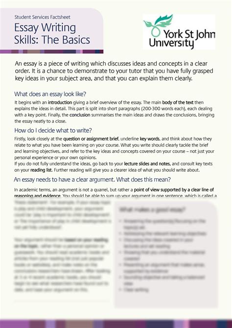 Essay-Writing Basics 的图像结果