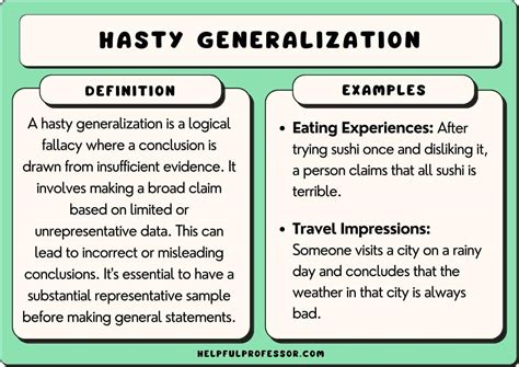 Image result for Generalization and Conclusion Examples