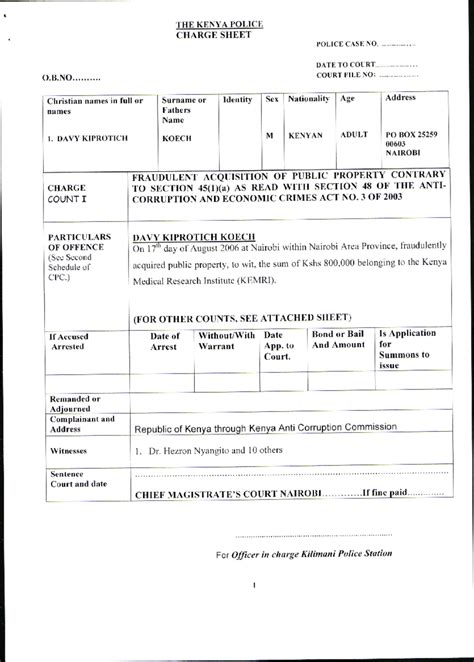 328856144 koech charge sheet pdf - criminal Litigation - Studocu