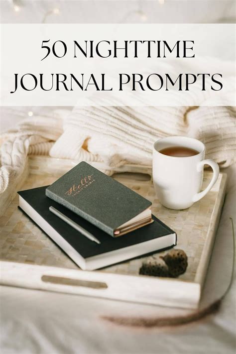 Image result for Night Time Journal Prompts