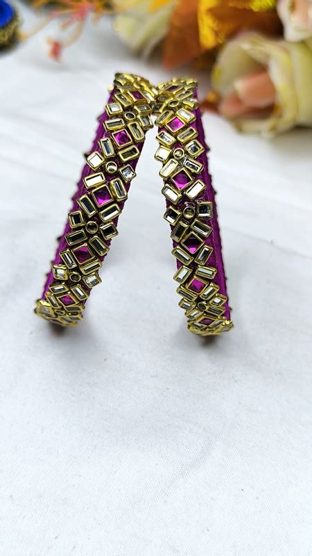 Kundan Stone Bangles - Women Design 21