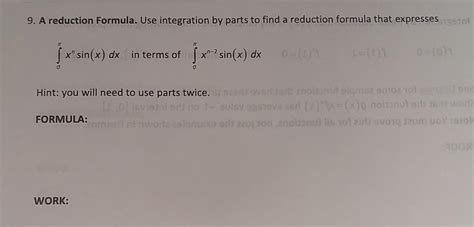 Image result for Integration by Reduction Formulae Examples