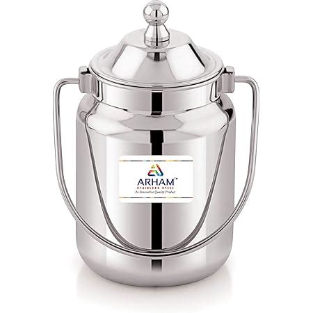 Buy Arham Imperia Oil Can, 500ML (0.5 Ltr) | Stainless Steel Heavy ...
