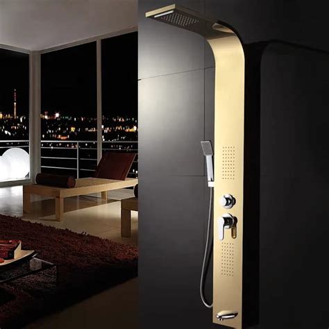ZeeCry Shower Panel Rainfall Shower, Body Massage Spray Handheld Showe
