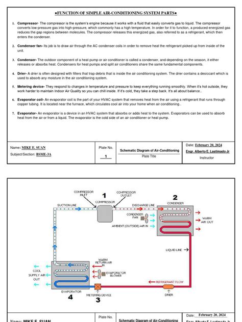 Hvac Schematic Diagram | Download Free PDF | Air Conditioning | Heat Pump