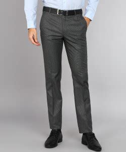 Raymond Slim Fit Men Black Trousers - Buy Raymond Slim Fit Men Black ...