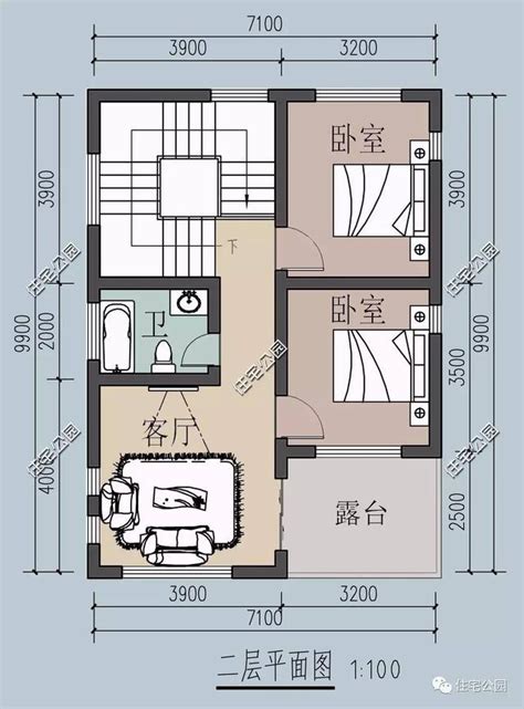 10x15米自建房设计图，二层三层的都有，你家要建几层的？_建房知识_鲁班设计图纸官网