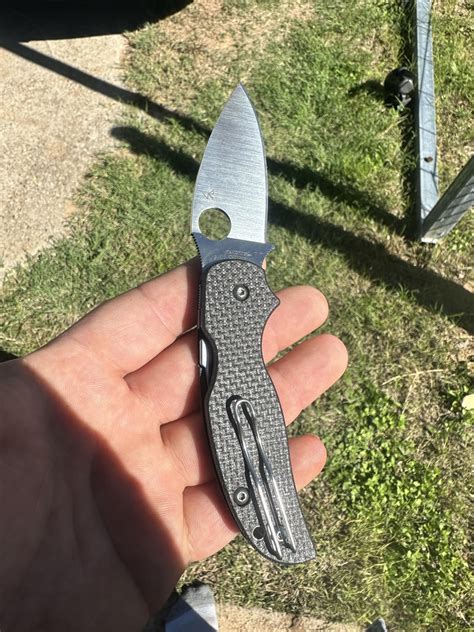 My first Spyderco Sage 5 : r/spyderco